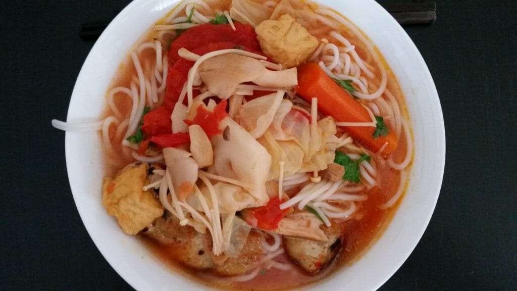 Vegetarian Bun Rieu