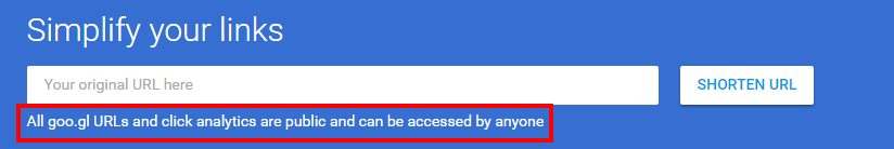 Google URL Shortener