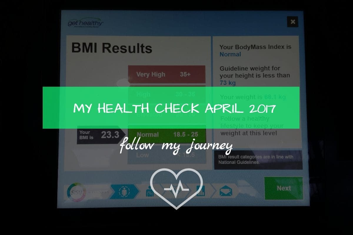 MY HEALTH CHECK APRIL 2017