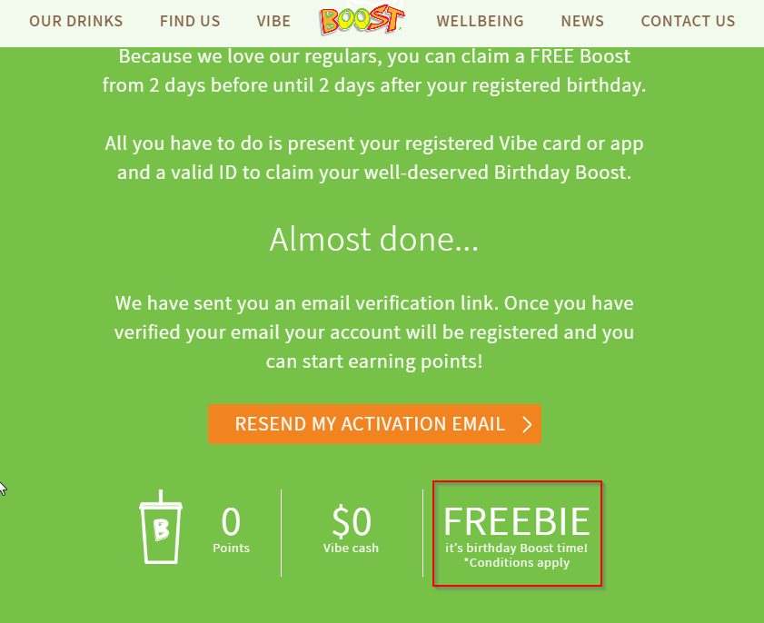 FREE GIFTS FOR YOUR BIRTHDAY