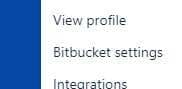 Bitbucket Settings