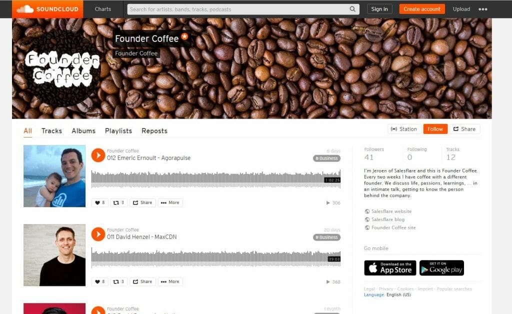 Marco Tran - Soundcloud Founder Coffee