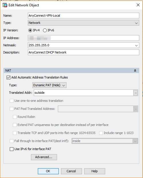 Marco Tran - Cisco ASA setup AnyConnect NAT Outside