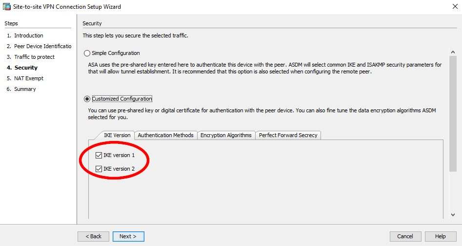 Marco Tran - Cisco ASA setup Site to Site IKE version