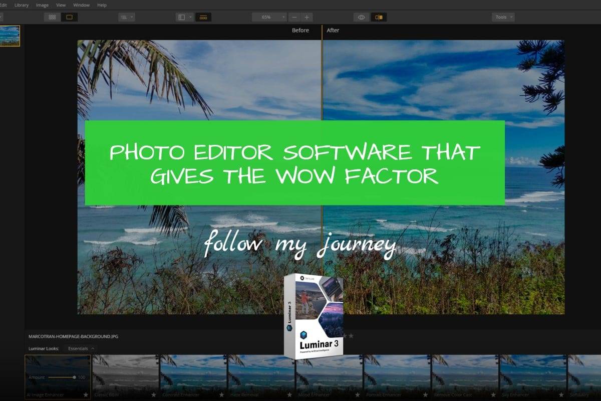 Marco Tran PHOTO EDITOR SOFTWARE THAT GIVES THE WOW FACTOR
