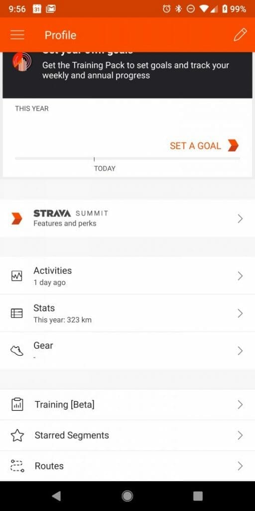 Synching Samsung Health to Strava