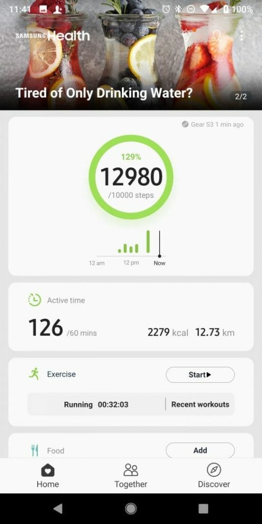 Synching Samsung Health to Strava