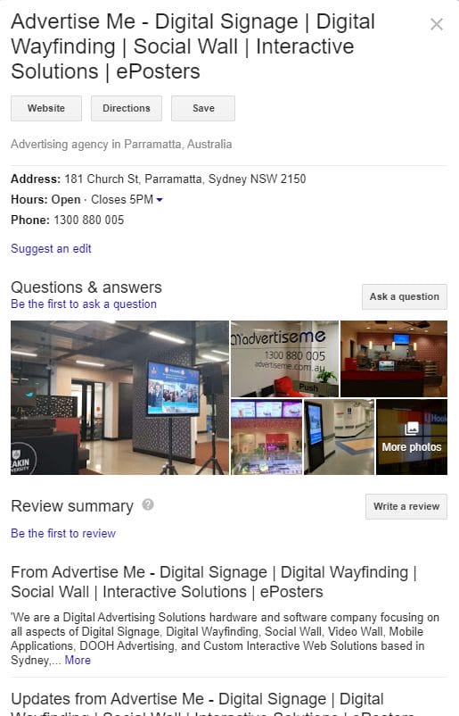 Marco Tran - Advertise Me Google Business Listing