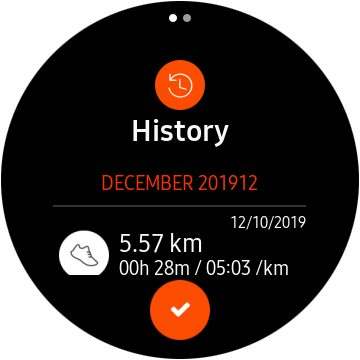 Marco Tran - Samsung Gear S3 Strava App History