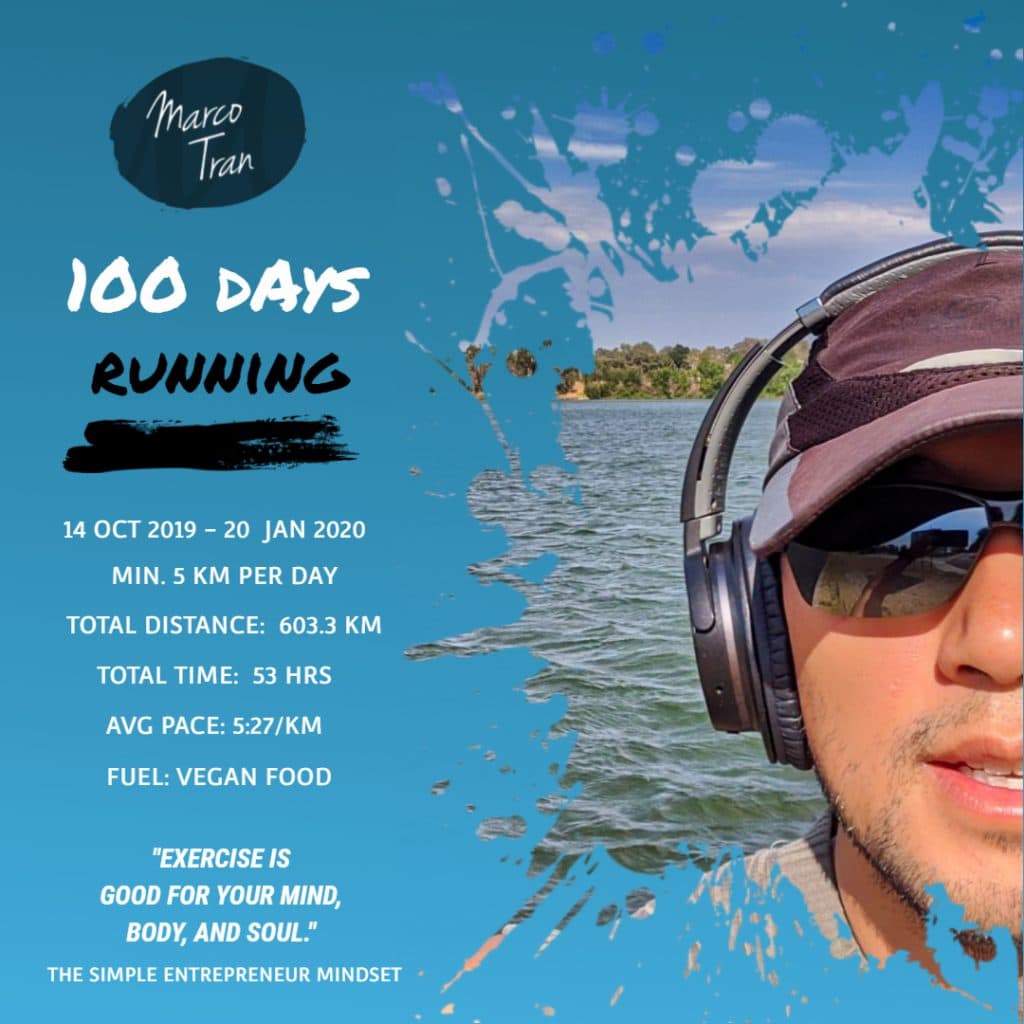 Marco Tran 100 Days of running