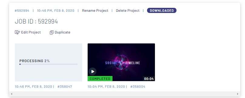 Marco Tran The Simple Entrepreneur inVideo dashboard template edit social timeline export