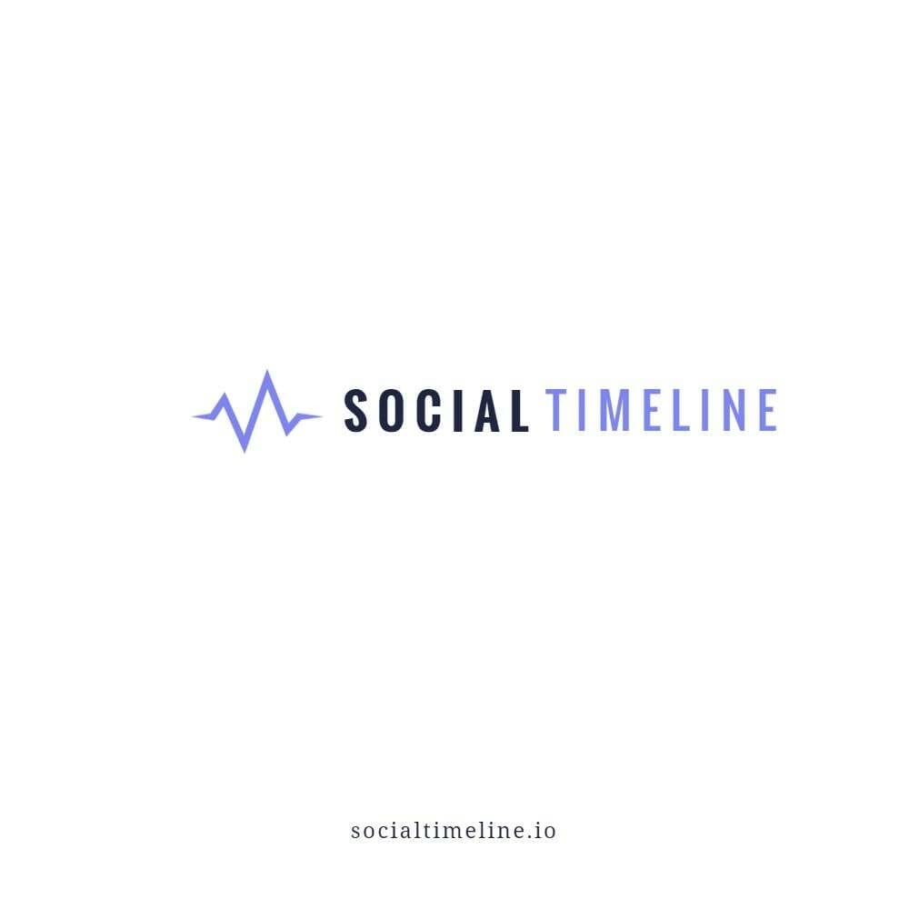 Social Timeline Logo Mockup 1