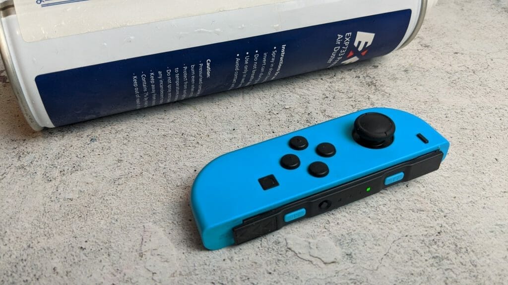 Marco Tran The Simple Entrepreneur HOW I FIXED MY NINTENDO SWITCH JOYCON USING A PRESSURISED AIR DUSTER JoyCon Drift