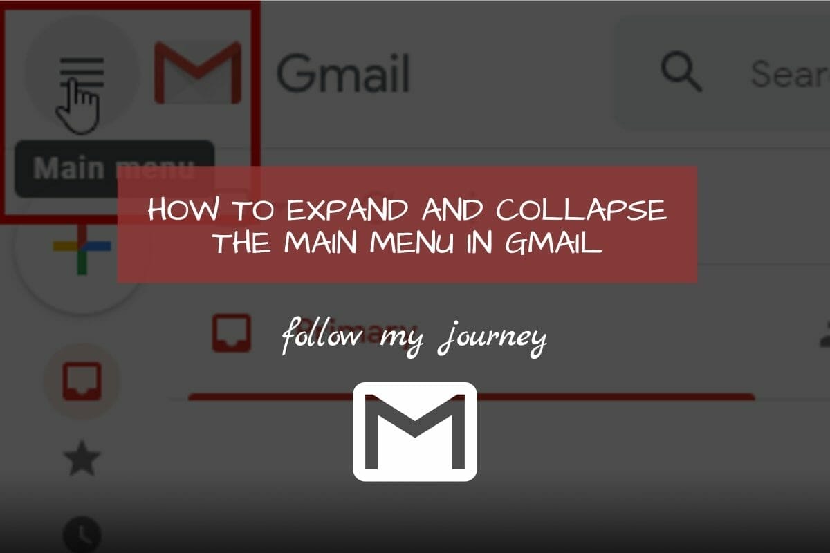 Marco Tran The Simple Entrepreneur HOW TO EXPAND AND COLLAPSE THE MAIN MENU IN GMAIL