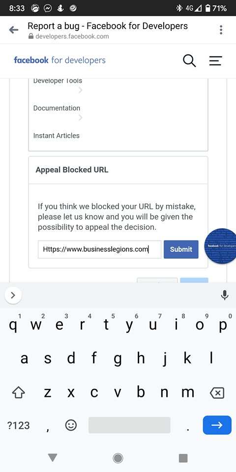 Marco Tran The Simple Entrepreneur Facebook Unblock Website Unblock Site submission appeal