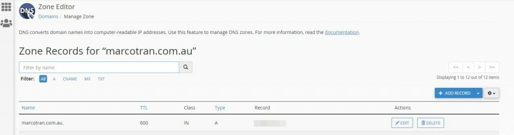 Marco Tran The Simple Entrepreneur TOO MUCH TRAFFIC SO MOVING WEBSITE HOSTING DNS entries