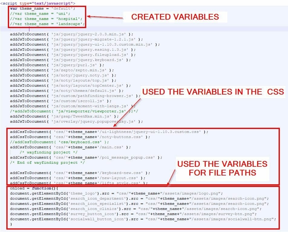 CREATING THEMES FOR OUR DIGITAL WAYFINDING SOLUTIONS Use Variables file paths The Simple Entrepreneur Marco Tran