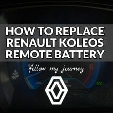 HOW TO REPLACE RENAULT KOLEOS REMOTE BATTERY featured
