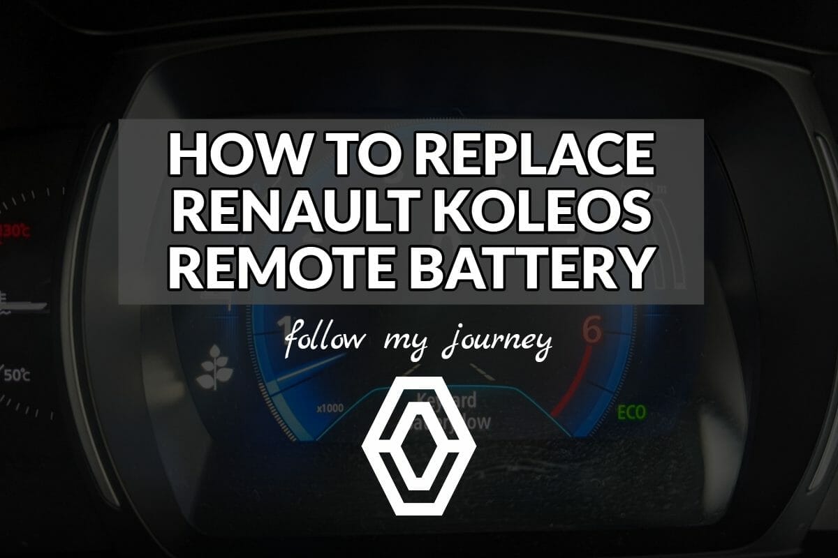 HOW TO REPLACE RENAULT KOLEOS REMOTE BATTERY featured