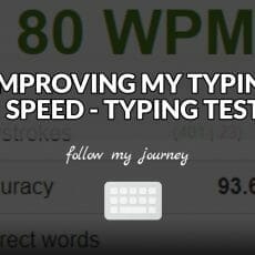 IMPROVING MY TYPING SPEED TYPING TEST The Simple Entrepreneur Marco Tran header