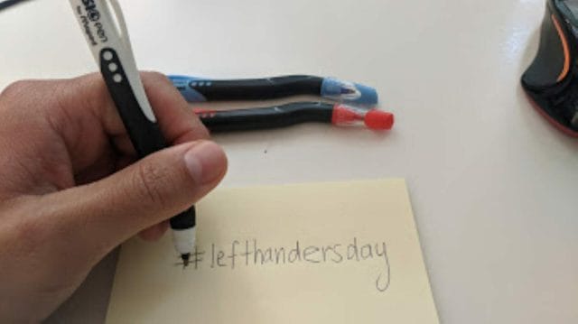 Marco Tran The Simple Entrepreneur Left Handed Pens by maped lefthandersday