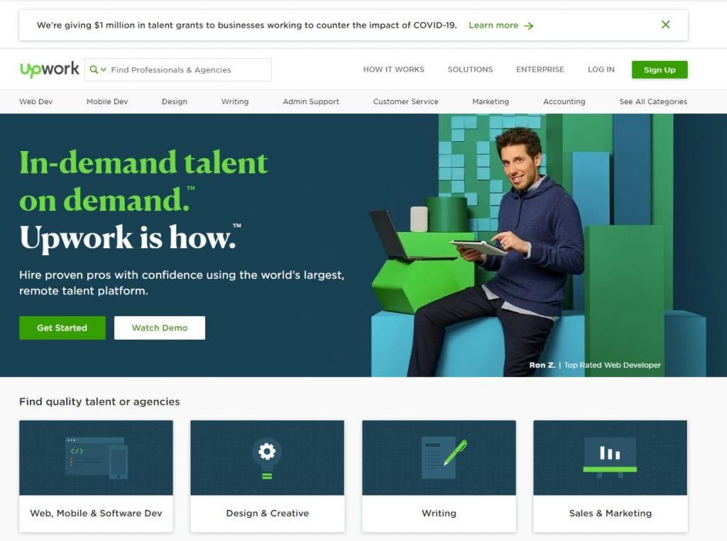 The Simple Entrepreneur WEBSITES TO HIRE FREELANCERS OR EMPLOYEES Upwork website