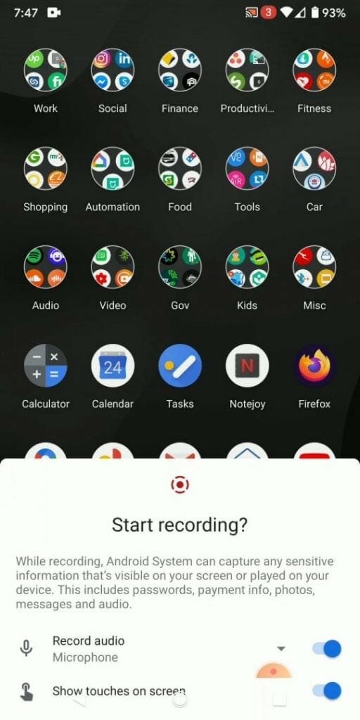HOW TO SCREEN RECORD ON ANDROID 11 Screen Record Start Countdown The Simple Entrepreneur Marco Tran