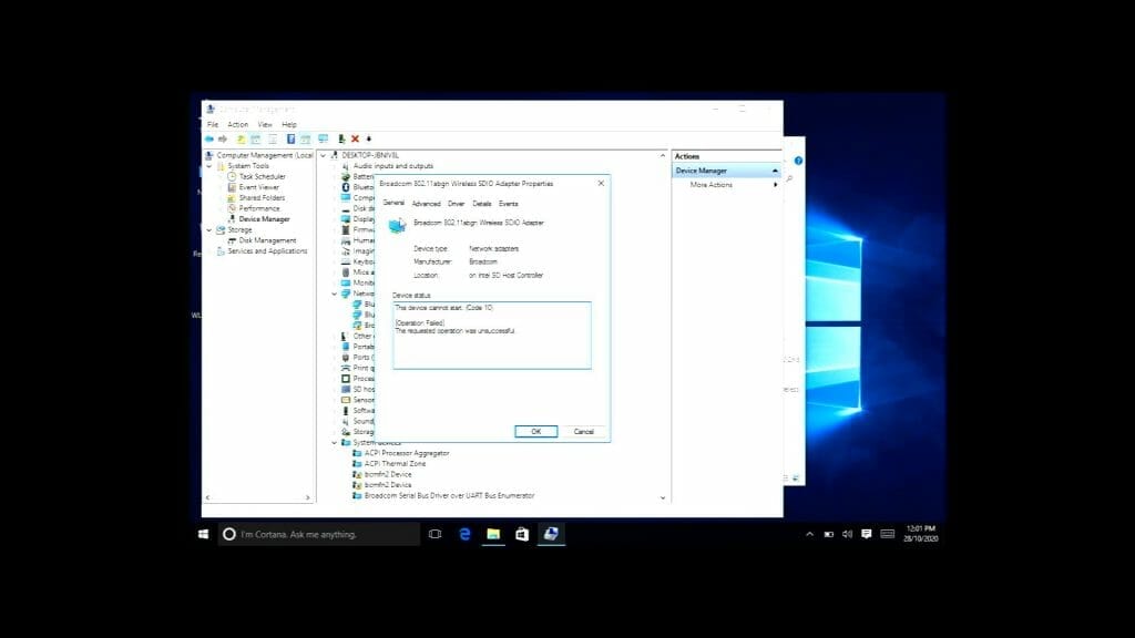 HOW TO FIX BROADCOM 802.11ABGN WIRELESS SDIO ADAPTER NOT WORKING ON WINDOWS 10 The Simple Entrepreneur Marco Tran