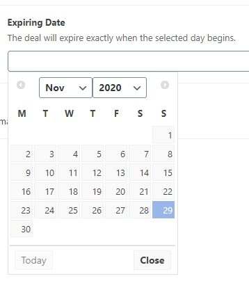 ACF Unable to Select Expiry Date in Date Picker The Simple Entrepreneur