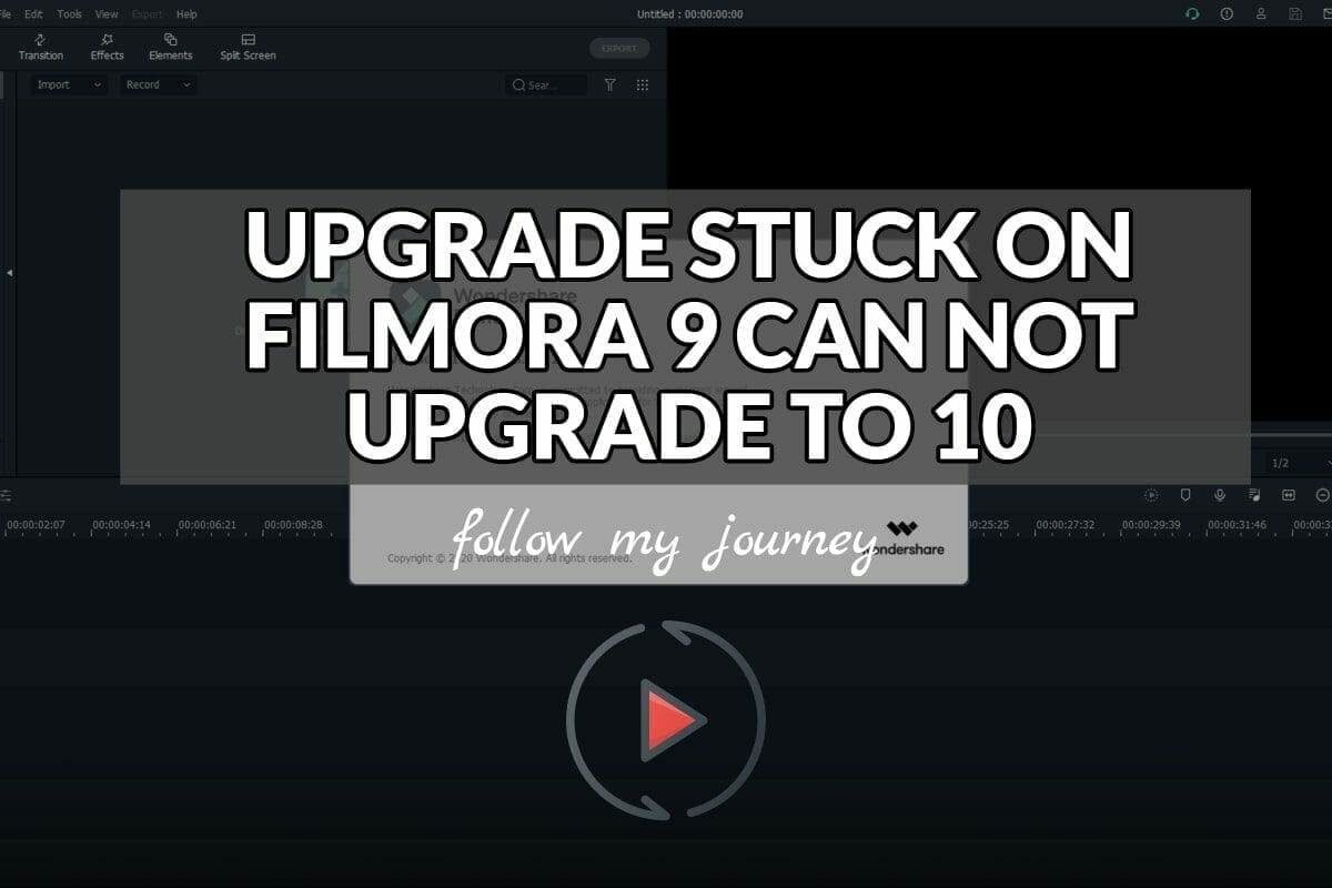 UPGRADE STUCK ON FILMORA 9 CAN NOT UPGRADE TO 10 Wondershare Filmora X The Simple Entrepreneur header