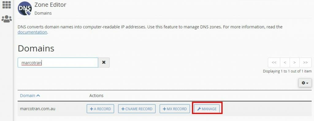 WEBSITE MONITORING AND STATUS PAGES Better Uptime Custom Domain cPanel Zone Manage Editor The Simple Entrepreneur