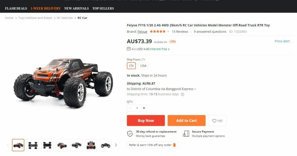 RC Car Feiyue FY15 The Simple Entrepreneur