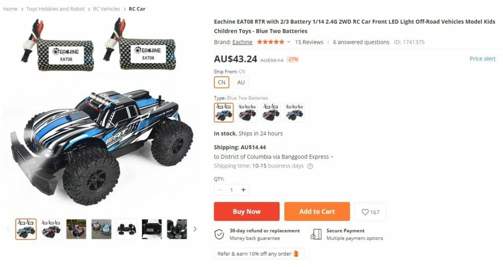 RC Car Under 50 eachine eat08 The Simple Entrepreneur