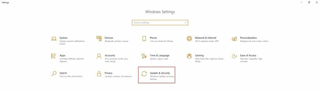 HOW TO RESET MICROSOFT SURFACE PRO TO WINDOWS 10 DEFAULTS Start Settings Update Security