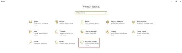 HOW TO RESET MICROSOFT SURFACE PRO TO WINDOWS 10 DEFAULTS Start Settings Update Security