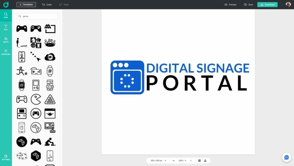 DesignEVO Logo Creator example digital signage portal The Simple Entrepreneur