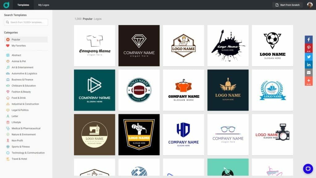 DesignEVO Logo Creator templates The Simple Entrepreneur