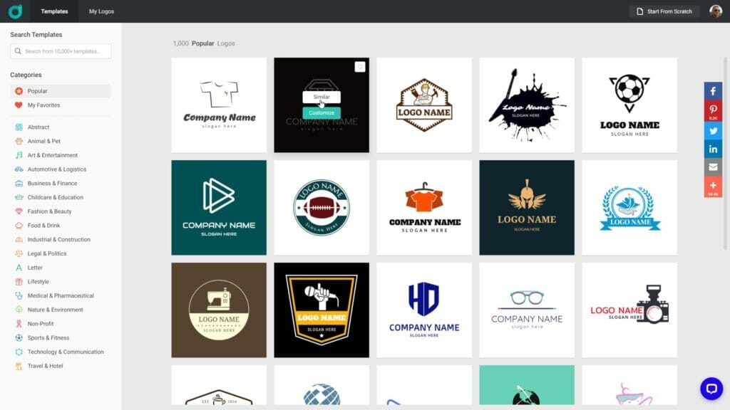 DesignEVO Logo Creator templates similar The Simple Entrepreneur