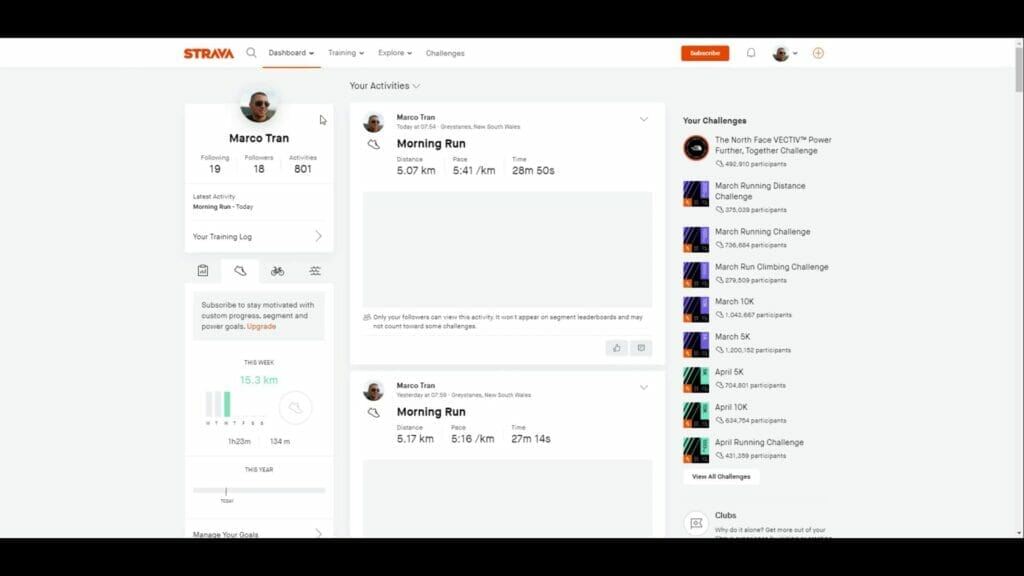 HOW TO ADD STRAVA WIDGET TO A WEBSITE Strava Dashboard The Simple Entrepreneur