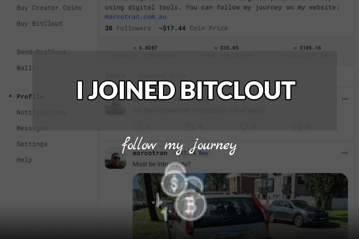 I JOINED BITCLOUT header The Simple Entrepreneur
