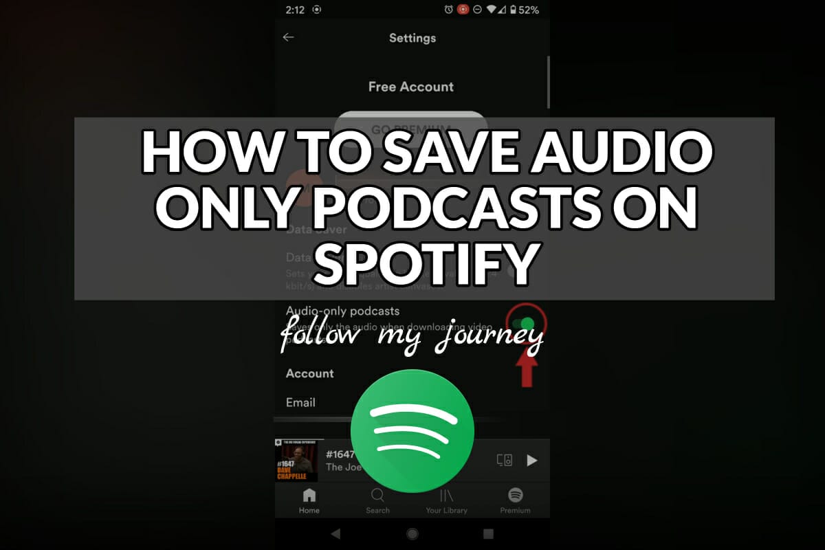HOW TO SAVE AUDIO ONLY PODCASTS ON SPOTIFY header image The Simple Entrepreneur