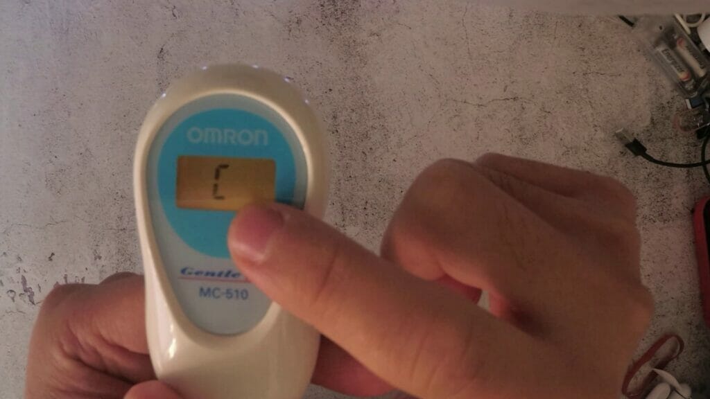 HOW TO CHANGE THE TEMPERATURE UNITS ON THE OMRON THERMOMETER MC 510 Celsius