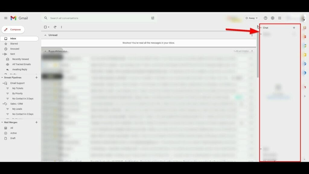 HOW TO REMOVE GMAIL CHAT AND ROOMS TABS ON MOBILE AND BROWSER Web Browser panel