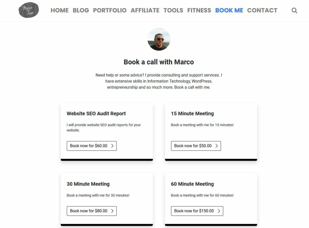 HOW TO ADD THE TIDYCAL BOOKINGS PAGE TO A WORDPRESS PAGE WordPress Booking Page 1