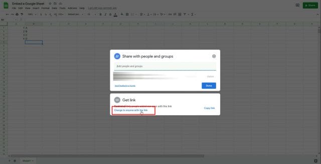 HOW TO EMBED A GOOGLE SHEET OR DOC ON A WEBSITE Google Sheet share link
