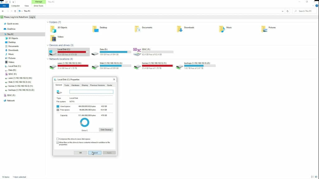 HOW TO RECOVER DISK SPACE WHEN USING WONDERSHARE FILMORA Folder Size