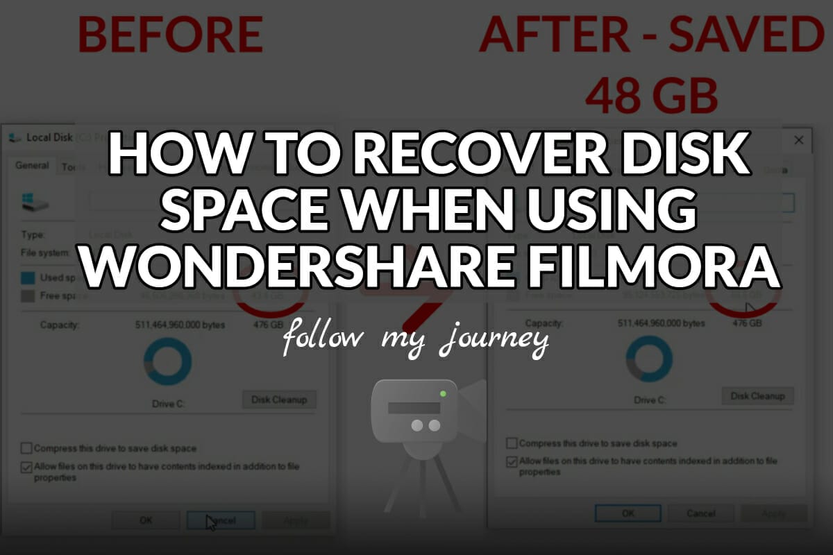 HOW TO RECOVER DISK SPACE WHEN USING WONDERSHARE FILMORA header