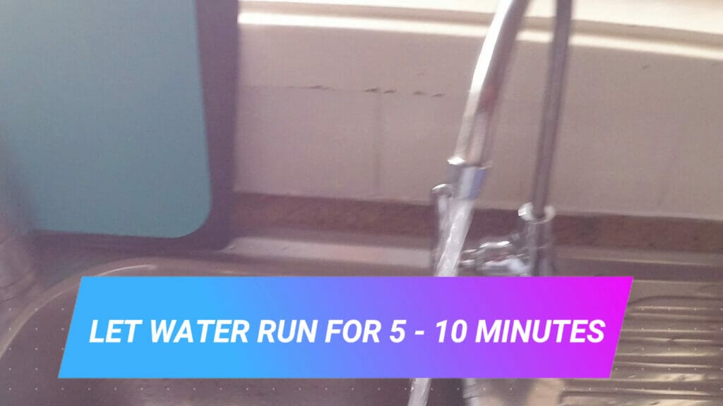 HOW TO REPLACE THE FILTERS IN A 3 STAGE WATER FILTER SYSTEM Let water run for 5 10 minutes