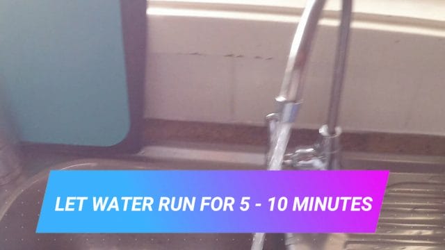 HOW TO REPLACE THE FILTERS IN A 3 STAGE WATER FILTER SYSTEM Let water run for 5 10 minutes