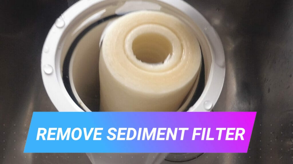 HOW TO REPLACE THE FILTERS IN A 3 STAGE WATER FILTER SYSTEM remove sediment filter